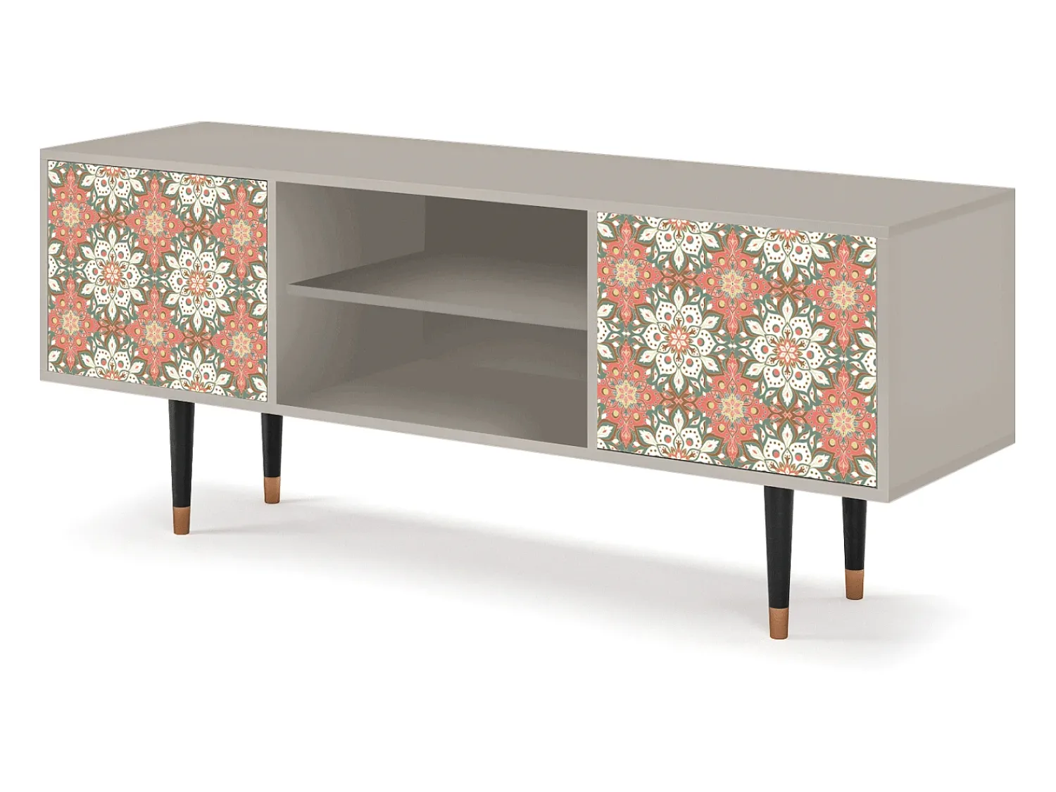 Móvel De Tv* Mueble de TV - 170х69х48 cm - T2 - Peach Grove, Areia Bege