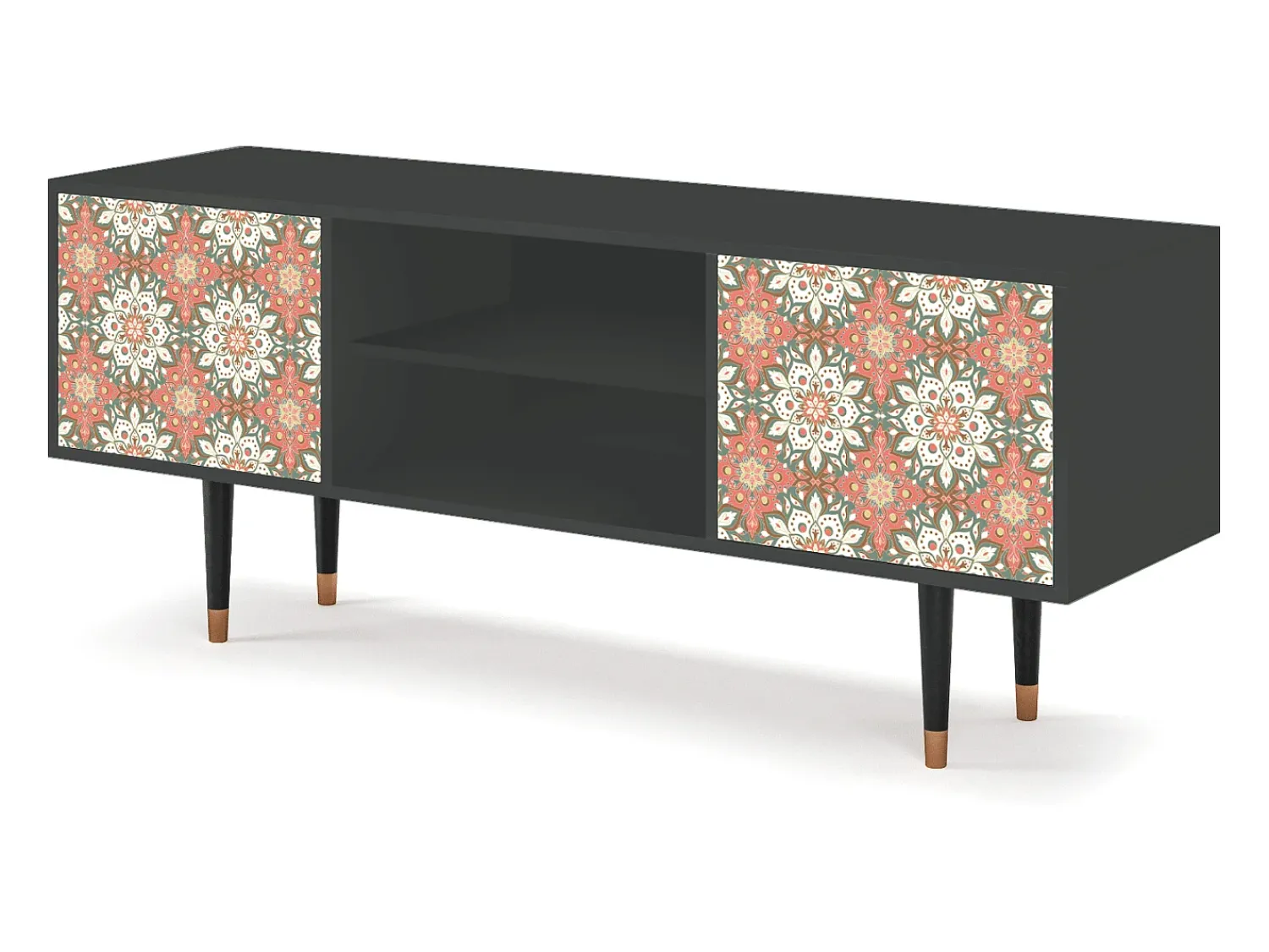 Mueble de TV - 170х69х48 cm - T2 - Peach Grove, Antracite^ Móvel De Tv