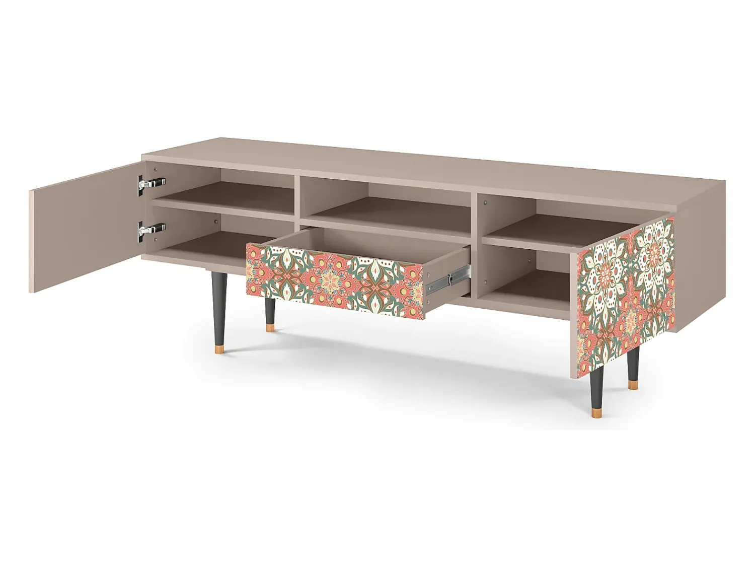 Mueble de TV - 170х59х41 cm - T6 - Peach Grove, Latte^ Móvel De Tv