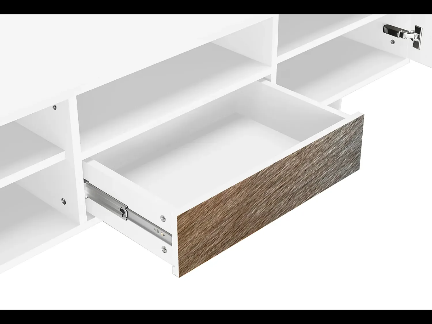 Mueble de TV - 170х59х41 cm - T6 - Peanut Hair, Branco^ Móvel De Tv