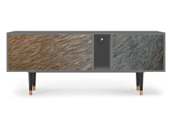 Móvel De Tv* Mueble de TV - 170х69х48 cm - T1 - Peanut Hair, Cinza Cinzento