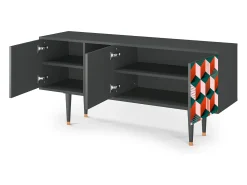 Mueble de TV - 150х69х41 cm - T5 - Pepsi-Cola, Antracite^ Móvel De Tv