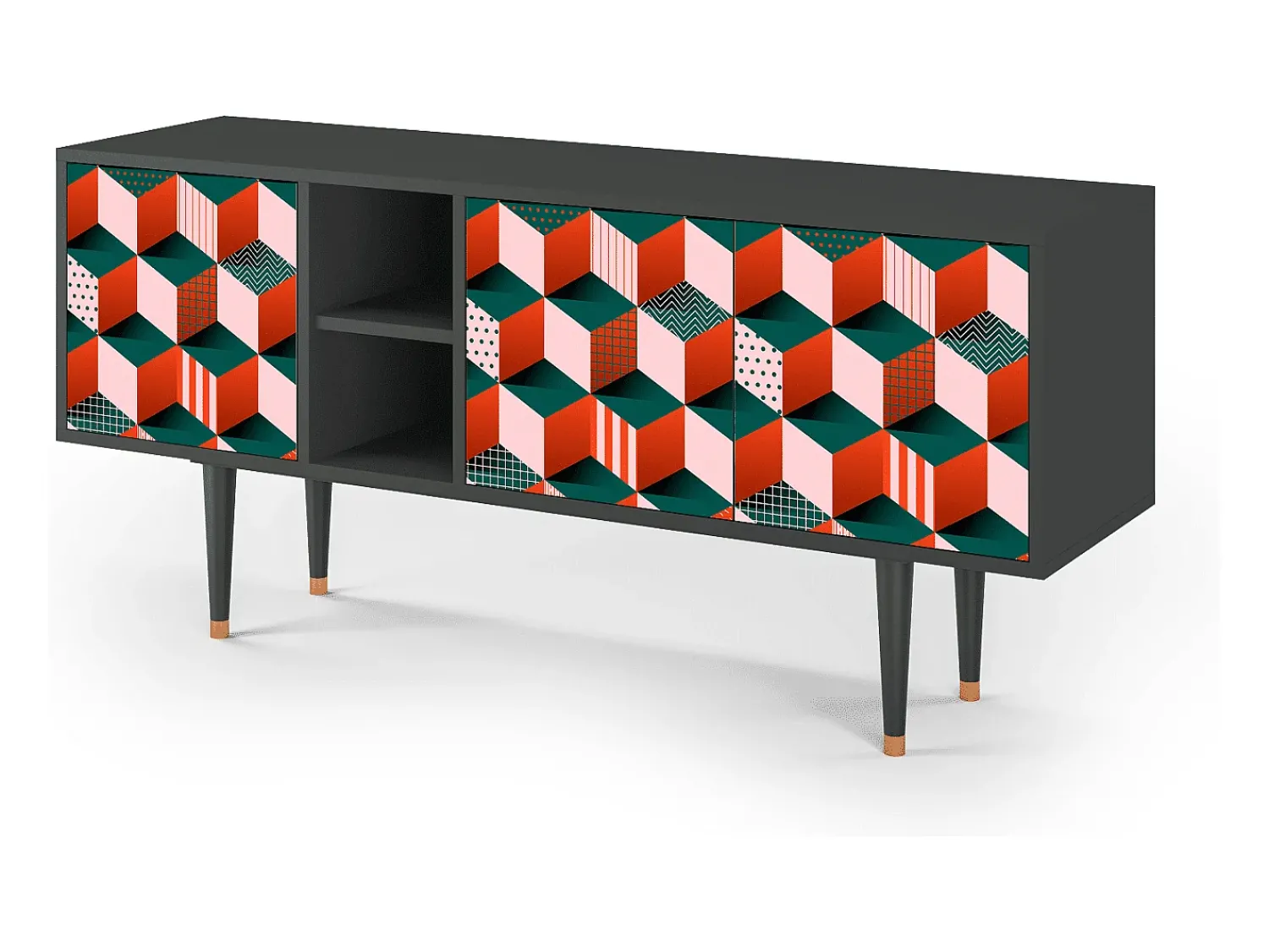 Mueble de TV - 150х69х41 cm - T5 - Pepsi-Cola, Antracite^ Móvel De Tv