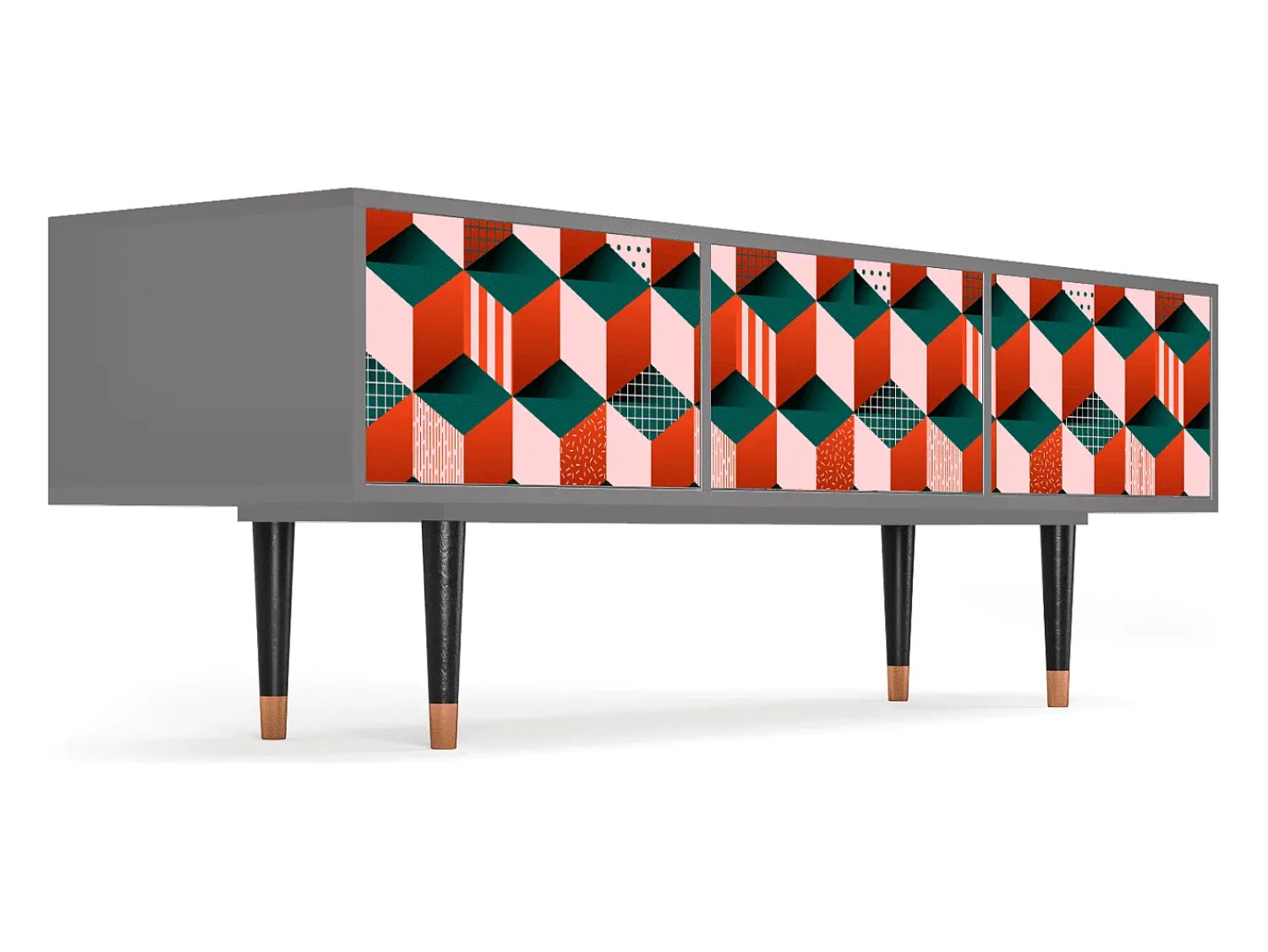 Mueble de TV - 170х59х48 cm - T4 - Pepsi-Cola, Cinza^ Móvel De Tv