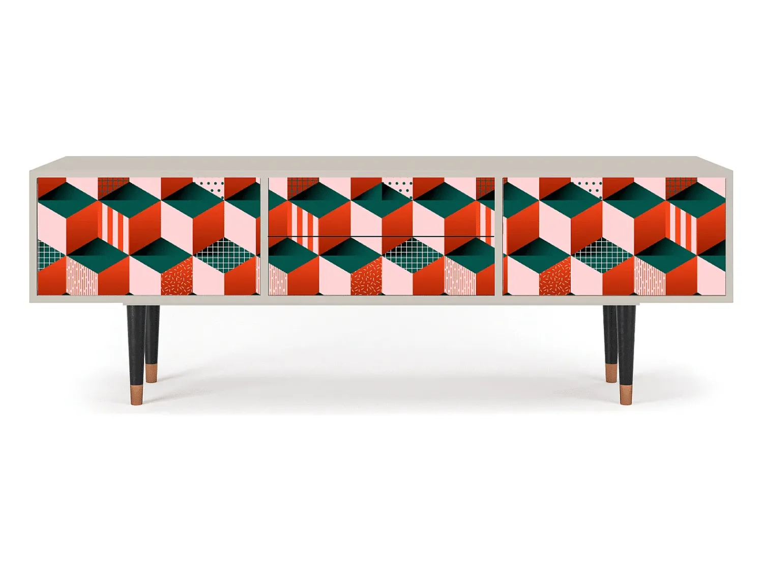 Móvel De Tv| Mueble de TV - 170х59х48 cm - T4 - Pepsi-Cola, Areia Bege