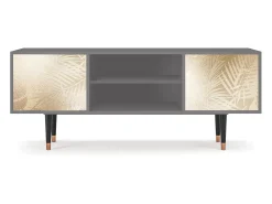 Móvel De Tv| Mueble de TV - 170х69х48 cm - T2 - Plant of the Dessert, Cinza Cinzento