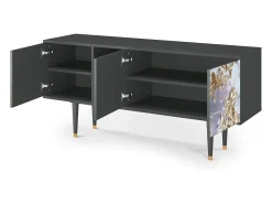 Mueble de TV - 150х69х41 cm - T5 - Planet Earth, Antracite^ Móvel De Tv