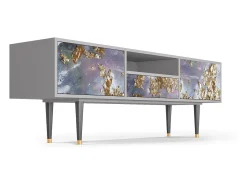Móvel De Tv* Mueble de TV - 170х59х41 cm - T6 - Planet Earth, Cinza Cinzento