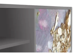 Móvel De Tv* Mueble de TV - 170х69х48 cm - T2 - Planet Earth, Cinza Cinzento