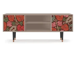 Móvel De Tv| Mueble de TV - 170х69х48 cm - T2 - Poppy Garden, Latte Bege