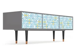 Mueble de TV - 170х59х48 cm - T4 - Portugese tiles, Cinza^ Móvel De Tv