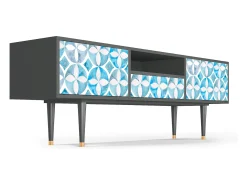 New Mueble de TV - 170х59х41 cm - T6 - Porto Mood, Antracite Cinza antracite