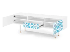 Móvel De Tv| Mueble de TV - 170х59х41 cm - T6 - Porto Mood, Branco Bege