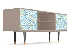 Móvel De Tv* Mueble de TV - 170х69х48 cm - T2 - Portugese tiles, Latte Bege