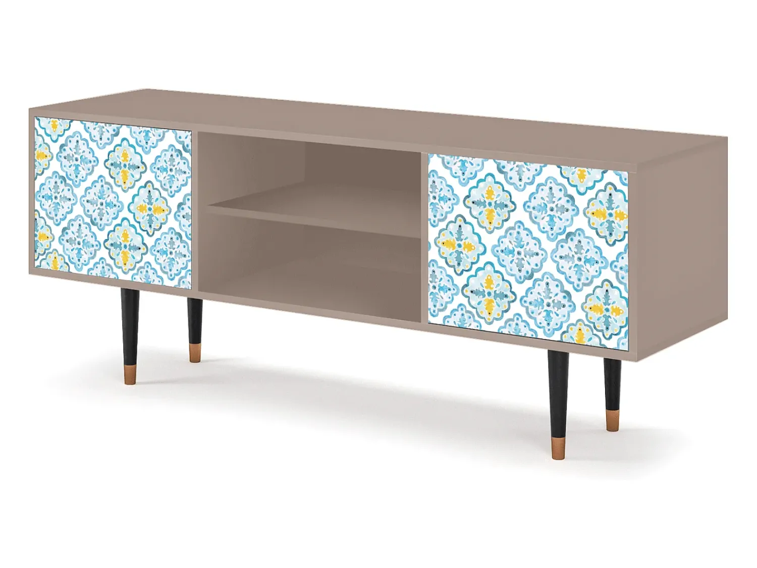 Móvel De Tv* Mueble de TV - 170х69х48 cm - T2 - Portugese tiles, Latte Bege