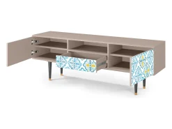 Best Mueble de TV - 170х59х41 cm - T6 - Portugese tiles, Latte Bege