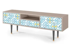 Best Mueble de TV - 170х59х41 cm - T6 - Portugese tiles, Latte Bege