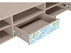 Best Mueble de TV - 170х59х41 cm - T6 - Portugese tiles, Latte Bege