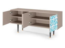 Móvel De Tv* Mueble de TV - 150х69х41 cm - T5 - Porto Mood, Latte Bege