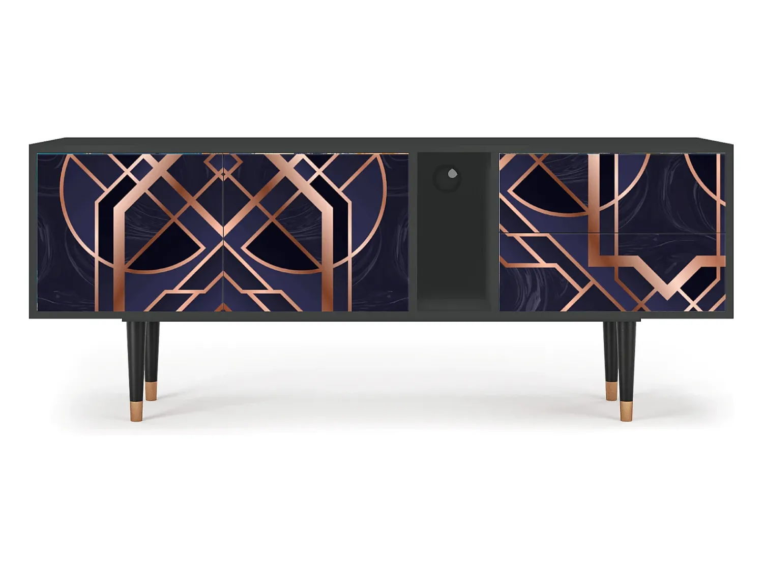 Mueble de TV - 170х69х48 cm - T1 - Purple Temple, Antracite^ Móvel De Tv