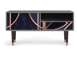 Mueble de TV - 115х59х48 cm - T3 - Purple Temple, Cinza^ Móvel De Tv
