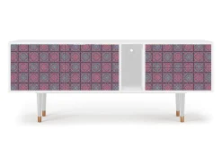 Mueble de TV - 170х69х48 cm - T1 - Riviera Mosaic, Branco^ Móvel De Tv