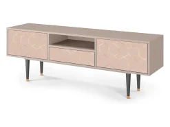 Mueble de TV - 170х59х41 cm - T6 - Rose Honeycomb, Areia^ Móvel De Tv