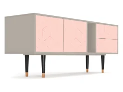 Móvel De Tv* Mueble de TV - 170х69х48 cm - T1 - Rose Quartz, Areia Bege