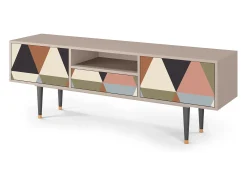 Mueble de TV - 170х59х41 cm - T6 - Royal Triangles, Areia^ Móvel De Tv
