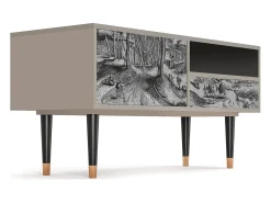 Móvel De Tv* Mueble de TV - 115х59х48 cm - T3 - Rusticorum, Areia Bege