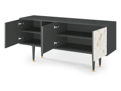 Mueble de TV - 150х69х41 cm - T5 - Sahara desert, Antracite^ Móvel De Tv