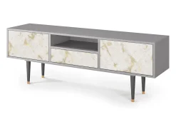 Móvel De Tv* Mueble de TV - 170х59х41 cm - T6 - Sahara desert, Cinza Cinzento