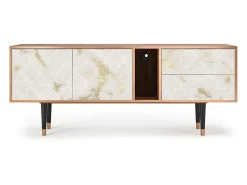 Móvel De Tv| Mueble de TV - 170х69х48 cm - T1 - Sahara desert, Nogueira Castanho
