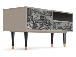 Móvel De Tv* Mueble de TV - 115х59х48 cm - T3 - Saint Martin, Areia Bege