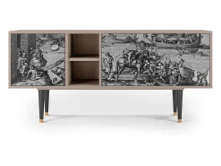 Mueble de TV - 150х69х41 cm - T5 - Saint Martin, Latte^ Móvel De Tv
