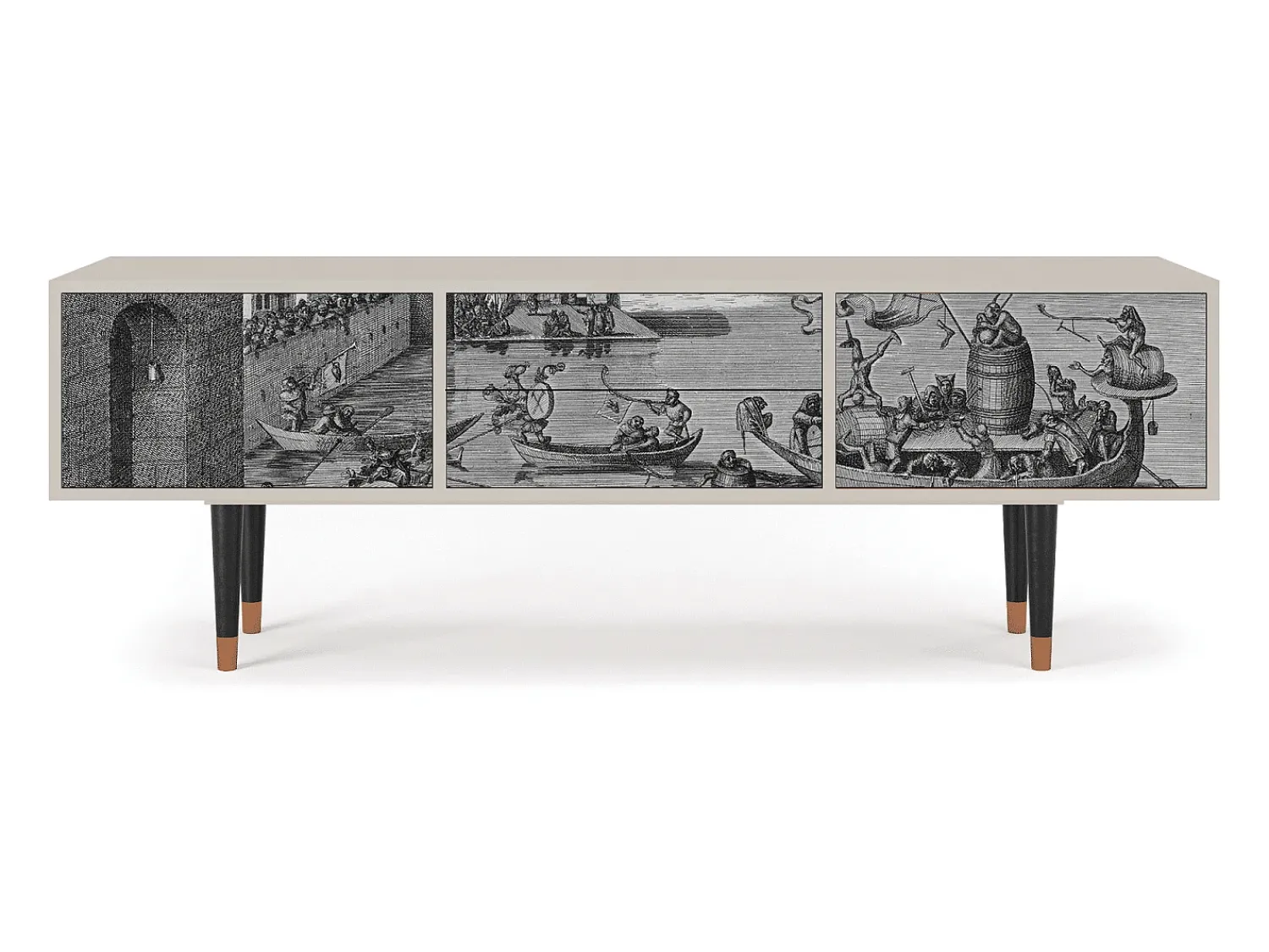 Mueble de TV - 170х59х48 cm - T4 - Saint Martin, Areia^ Móvel De Tv