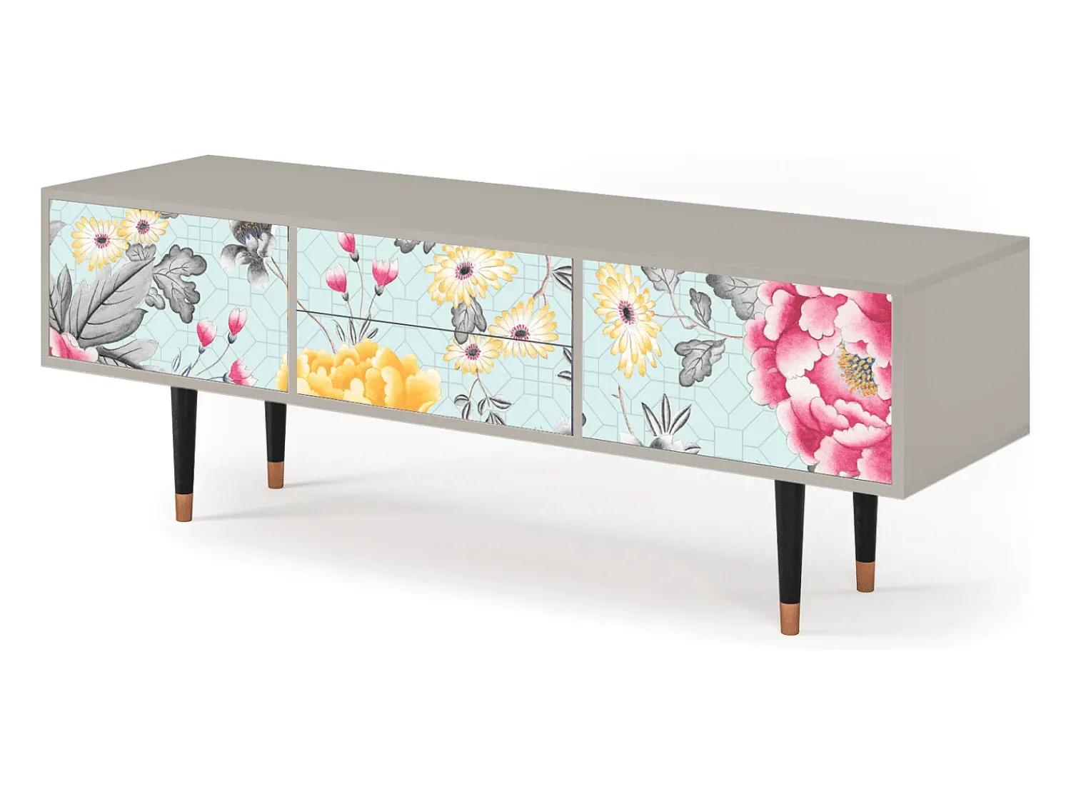 Mueble de TV - 170х59х48 cm - T4 - Sky Garden, Areia Bege