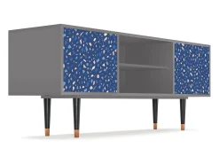 Móvel De Tv| Mueble de TV - 170х69х48 cm - T2 - Soap Whirpool, Cinza Cinzento