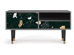 Móvel De Tv| Mueble de TV - 115х59х48 cm - T3 - Space Rocks, Areia Bege