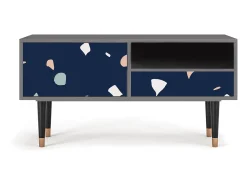 Móvel De Tv* Mueble de TV - 115х59х48 cm - T3 - Space Satellites, Cinza Cinzento