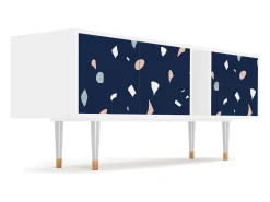 Móvel De Tv| Mueble de TV - 170х69х48 cm - T1 - Space Satellites, Branco Bege