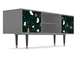 Móvel De Tv* Mueble de TV - 170х69х48 cm - T2 - Space Rocks, Cinza Cinzento