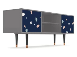 Móvel De Tv| Mueble de TV - 170х69х48 cm - T2 - Space Satellites, Cinza Cinzento