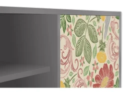 Móvel De Tv| Mueble de TV - 170х69х48 cm - T2 - Spring Swallow, Cinza Cinzento