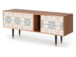 Móvel De Tv* Mueble de TV - 170х69х48 cm - T1 - Spring Ceramics, Nogueira Castanho