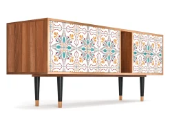 Móvel De Tv* Mueble de TV - 170х69х48 cm - T1 - Spring Ceramics, Nogueira Castanho