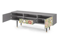 Mueble de TV - 170х59х41 cm - T6 - Spring Swallow, Cinza^ Móvel De Tv