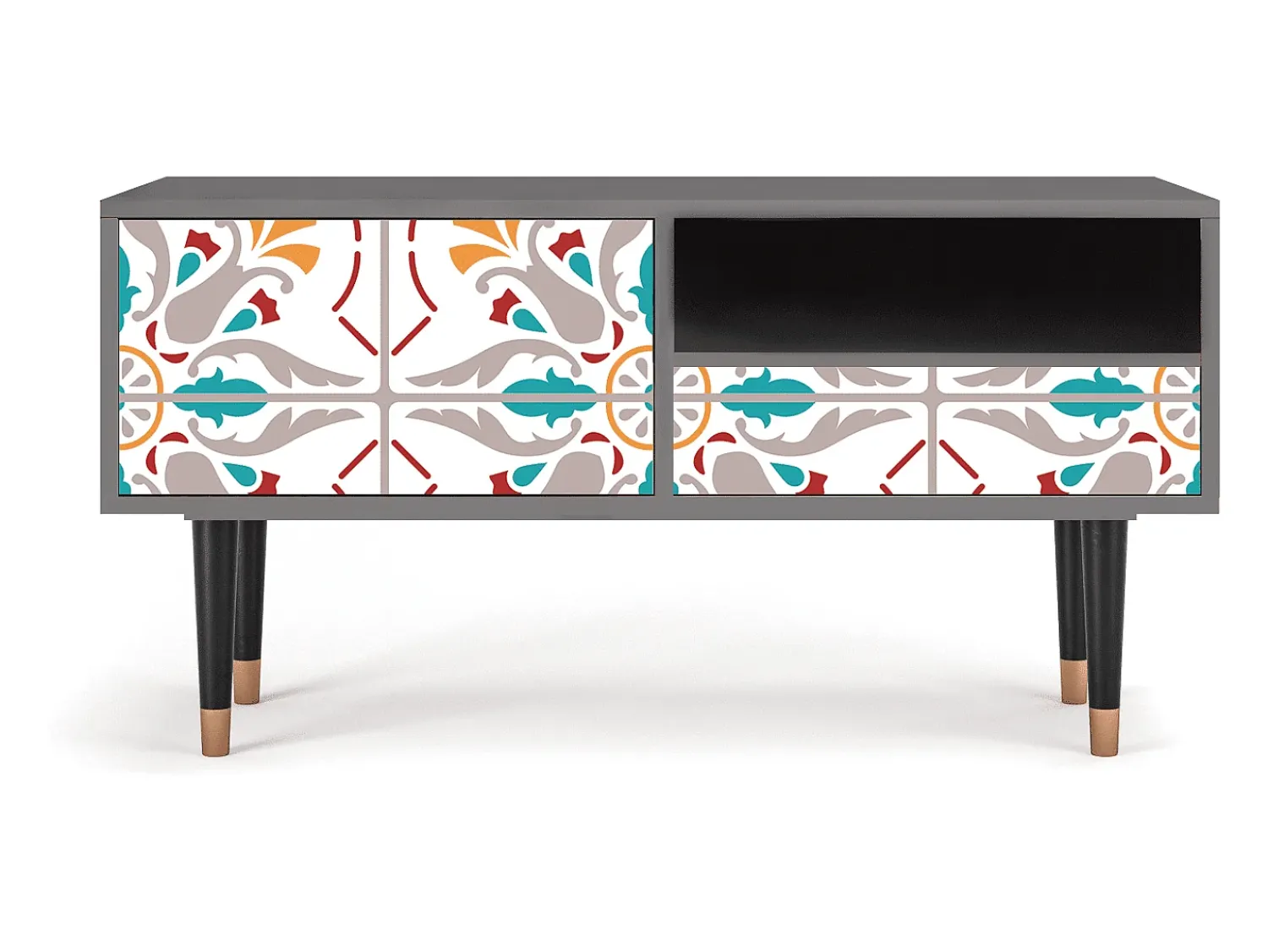 Outlet Mueble de TV - 115х59х48 cm - T3 - Spring Ceramics, Areia Bege