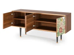 Móvel De Tv* Mueble de TV - 150х69х41 cm - T5 - Spring Swallow, Nogueira Castanho