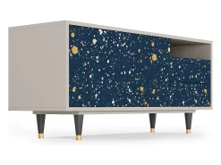 Móvel De Tv| Mueble de TV - 125х56х41 cm - T7 - Starfall, Areia Bege